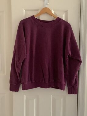 Aliya Wanek Sweatshirt in  Plum